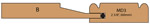 Allstyle Cabinet Doors: Cutaway of Brisbane Kitchen Cabinet Door